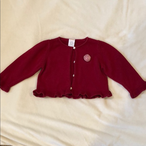 red cardigan 18 24 months
